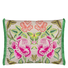 Indlæs billede til gallerivisning Designers Guild Isabella Embroidered Fuchsia Cushion Front