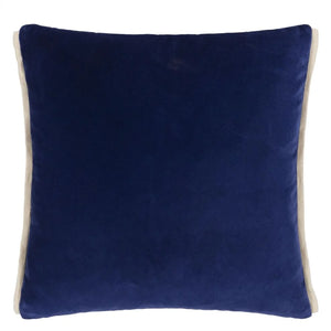 Varese Cerulean & Sky Cushion front, by Designers Guild