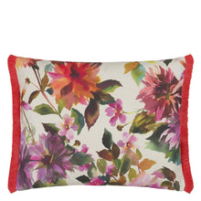 Load image into Gallery viewer, Designers Guild Manchu Fuchsia Outdoor Cushion Front