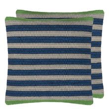 Load image into Gallery viewer, Designers Guild Muara Cobalt Outdoor Cushion
