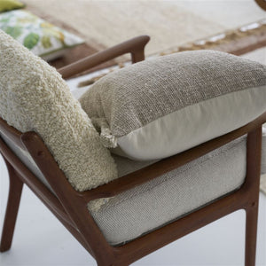 Designers Guid Charroux Natural Boucle Cushion on Chair