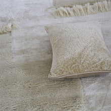 Load image into Gallery viewer, Designers Guild Cartouche Linen Cushion on Area Rug
