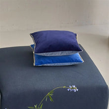 Load image into Gallery viewer, Varese Cerulean &amp; Sky Cushion side view, by Designers Guild