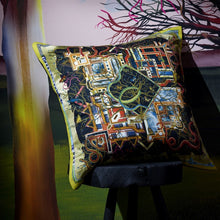 Load image into Gallery viewer, Christian Lacroix Archeologie Mosaique Cushion on stool