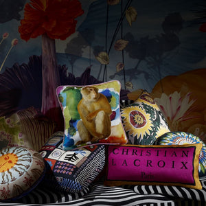 Various Christian Lacroix Designer Cushions in a Pile
