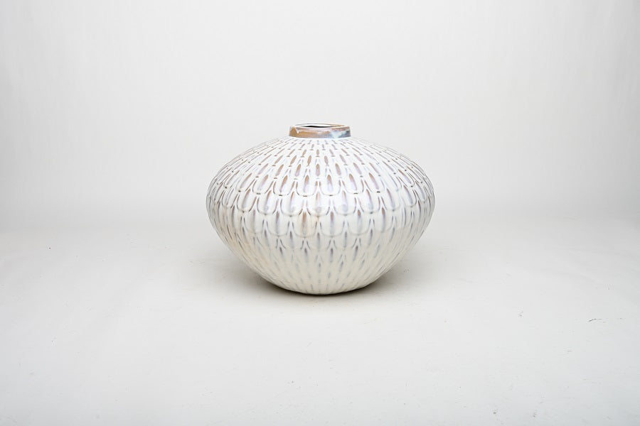 Phuket Ceramic Off-white Vase