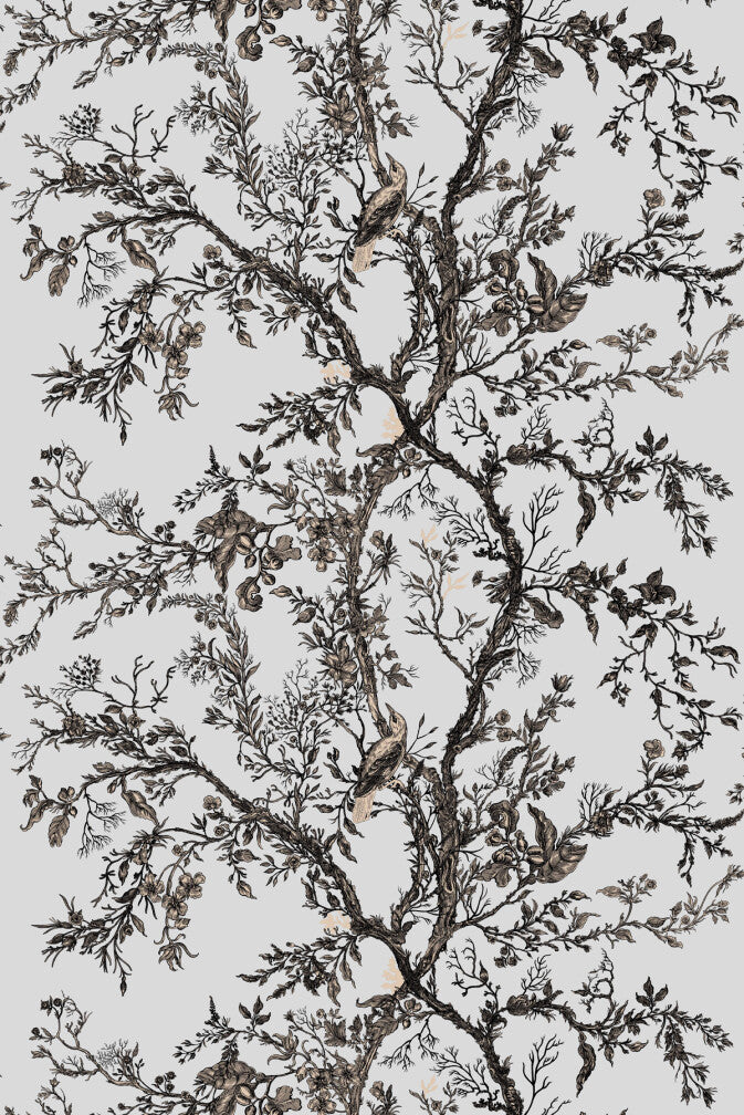 Golden Oriole Superwide Wallpaper, by Timorous Beasties