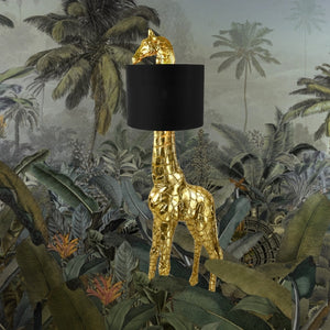 Gigi The Giraffe Floor Lamp, gold/black