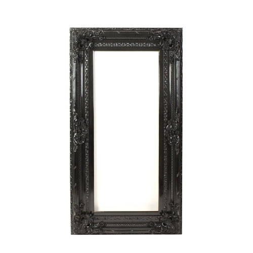 Venice Baroque Picture Frame, Black