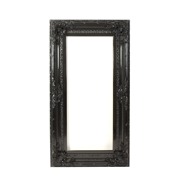 Venice Baroque Picture Frame, Black