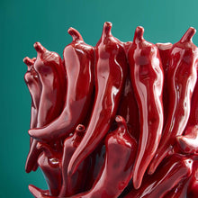 Indlæs billede til gallerivisning The Chilies Vase, Bordeaux Red