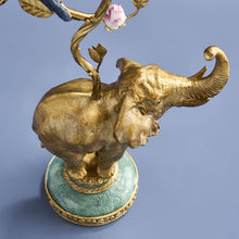 Load image into Gallery viewer, Gold Elephant Candle Holder