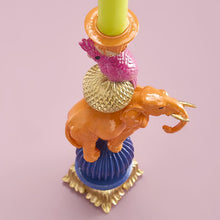 Load image into Gallery viewer, Orange Elephant Candle Holder