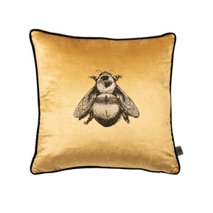 Timorous Beasties Napoleon Bee Gold Cushion