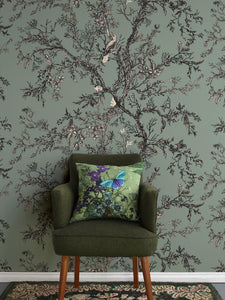 Golden Oriole Superwide Wallpaper, by Timorous Beasties