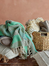 Indlæs billede til gallerivisning Isnel Blue Throw, by Bloomingville