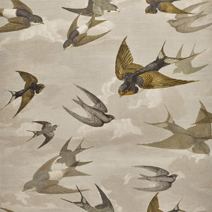 John Derian Chimney Swallows Wallpaper