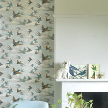 Load image into Gallery viewer, John Derian Chimney Swallows Wallpaper