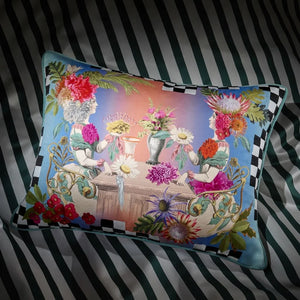 Christian Lacroix Fleurs Jumelles Mosaique Cushion