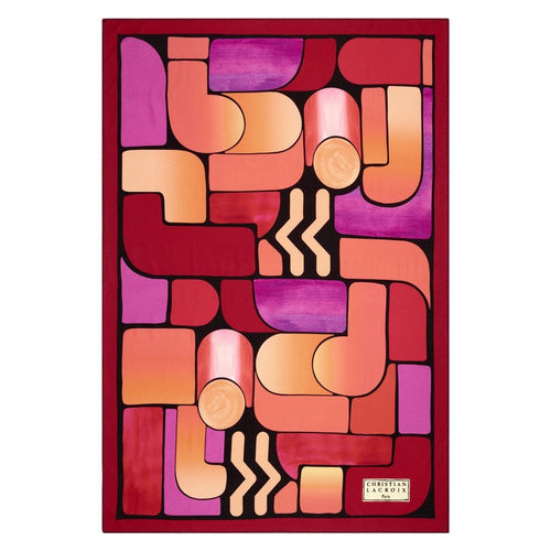 Lacroix Graphe Magenta Throw, by Christian Lacroix