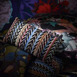Jaipur Stripe Azure Cushion, by Christian Lacroix with other Christian Lacroix Cushions