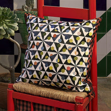 Load image into Gallery viewer, Christian Lacroix Mila Tomate Cotton Cushion on red chair