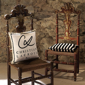 Christian Lacroix Roubine Taureau Cushion with Guava Arena Cushion