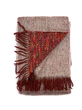 Indlæs billede til gallerivisning Coco Light Purple Mohair Wool Throw Blanket