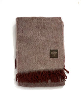 Indlæs billede til gallerivisning Coco Light Purple Mohair Wool Throw Blanket