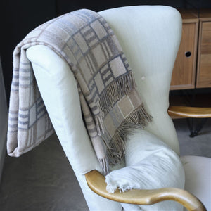 Designers Guild Bainbridge Merino Wool Natural Throw