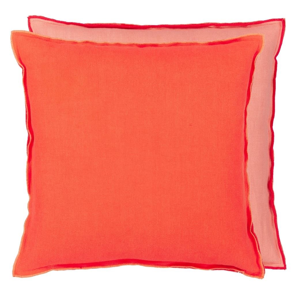 Designers Guild Brera Lino Nasturtium & Papaya Cushion