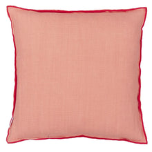 Indlæs billede til gallerivisning Designers Guild Brera Lino Nasturtium &amp; Papaya Cushion Reverse