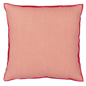 Designers Guild Brera Lino Nasturtium & Papaya Cushion Reverse