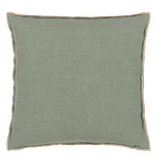 Indlæs billede til gallerivisning Designers Guild Brera Lino Thyme &amp; Pebble Cushion Front
