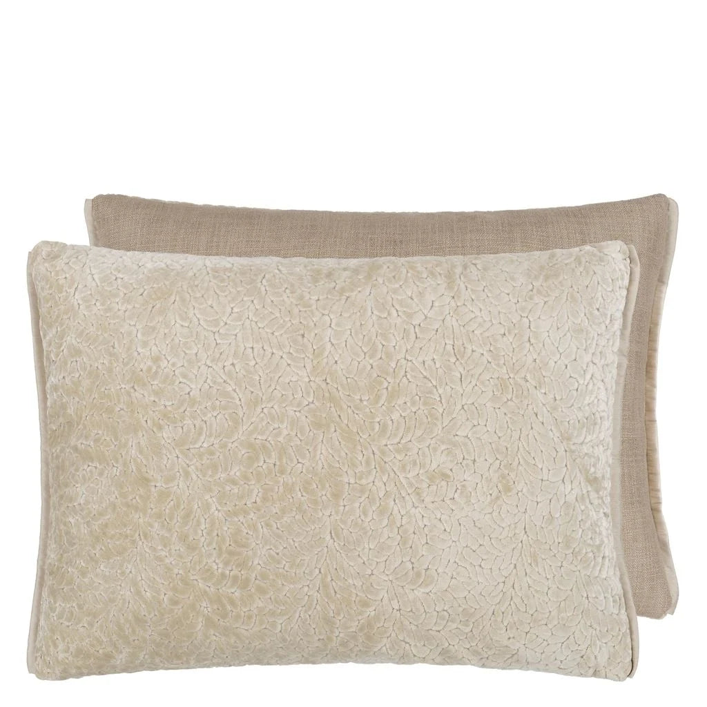 Designers Guild Cartouche Linen Velvet Cushion