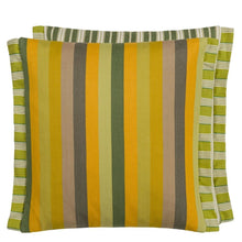 Indlæs billede til gallerivisning Designers Guild Cork Street Stripe Natural Cotton Cushion