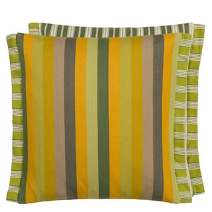 Designers Guild Cork Street Stripe Natural Cotton Cushion