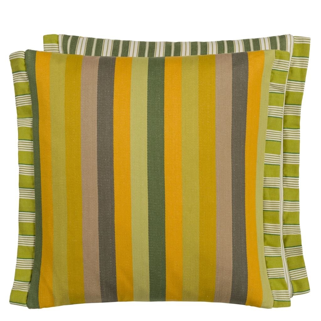 Designers Guild Cork Street Stripe Natural Cotton Cushion