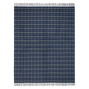 Designers Guild Pembroke Cobalt Merino Wool Throw