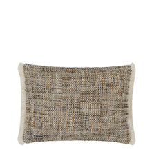 Load image into Gallery viewer, Designers Guild Pradelles Zinc Textured Weave Cushion Front