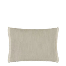 Load image into Gallery viewer, Designers Guild Pradelles Zinc Textured Weave Cushion Reverse