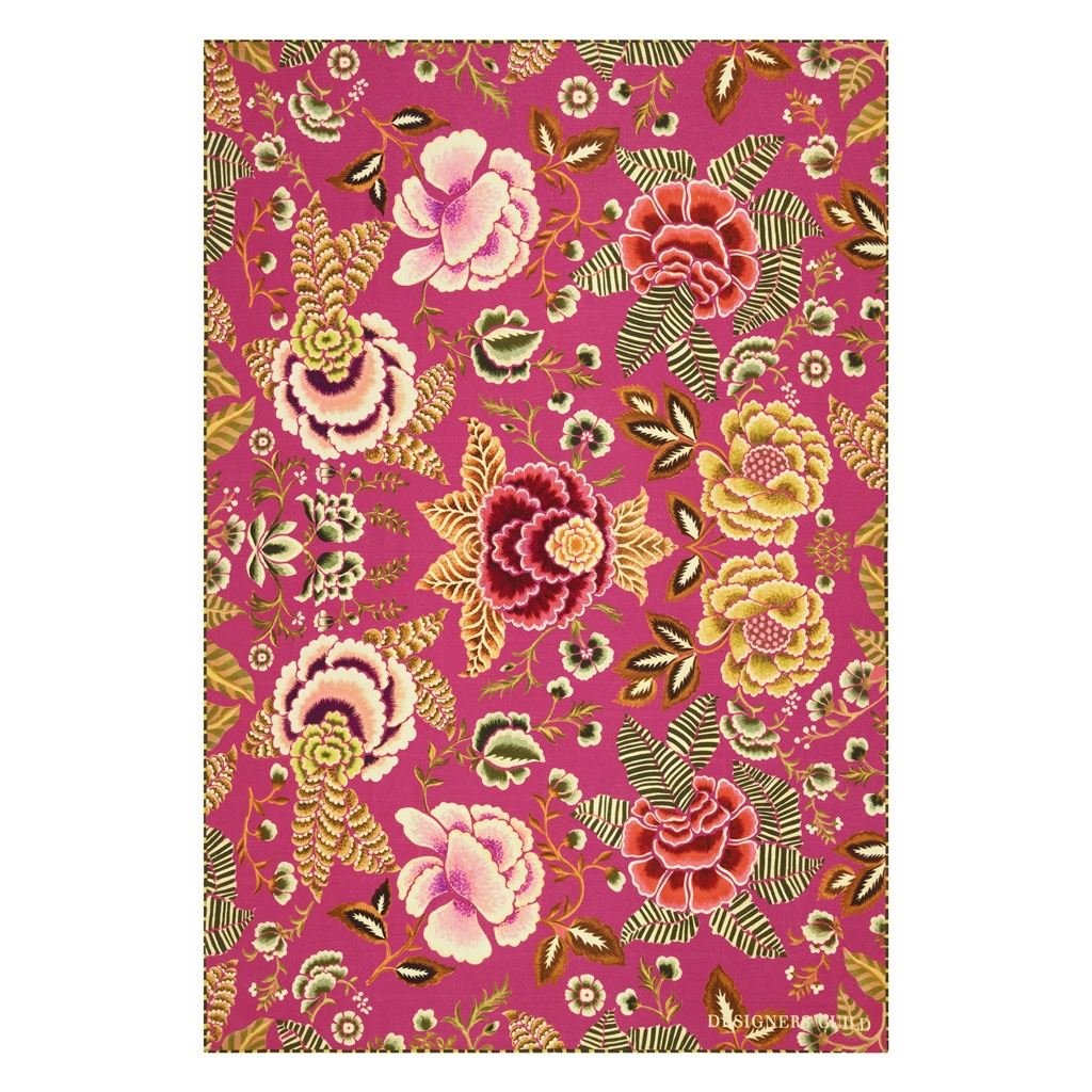 Designers Guild Rose de Damas Cerise Throw