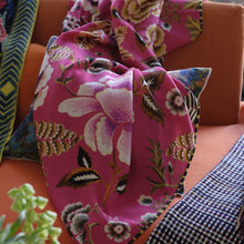 Load image into Gallery viewer, Designers Guild Rose de Damas Cerise Throw