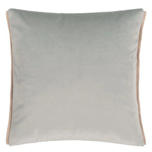Load image into Gallery viewer, Designers Guild Velluto Duck Egg Velvet Cushion Front