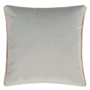 Designers Guild Velluto Duck Egg Velvet Cushion Front
