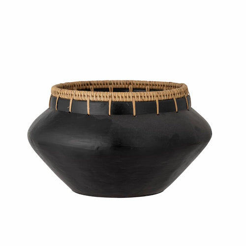 Dixon Deco Black Terracotta Bowl
