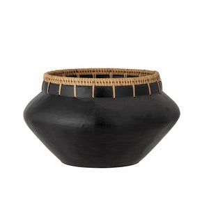 Dixon Deco Black Terracotta Bowl