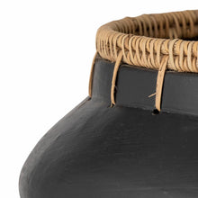 Load image into Gallery viewer, Dixon Deco Black Terracotta Bowl