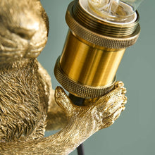 Load image into Gallery viewer, Eduard Eichhorn Gold Squirrel Table Lamp