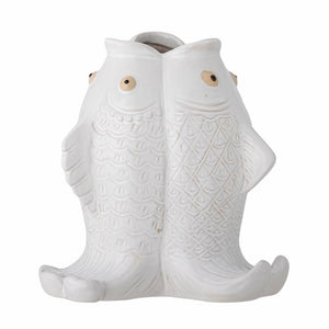 Fili_Fish White_Stoneware_Vase